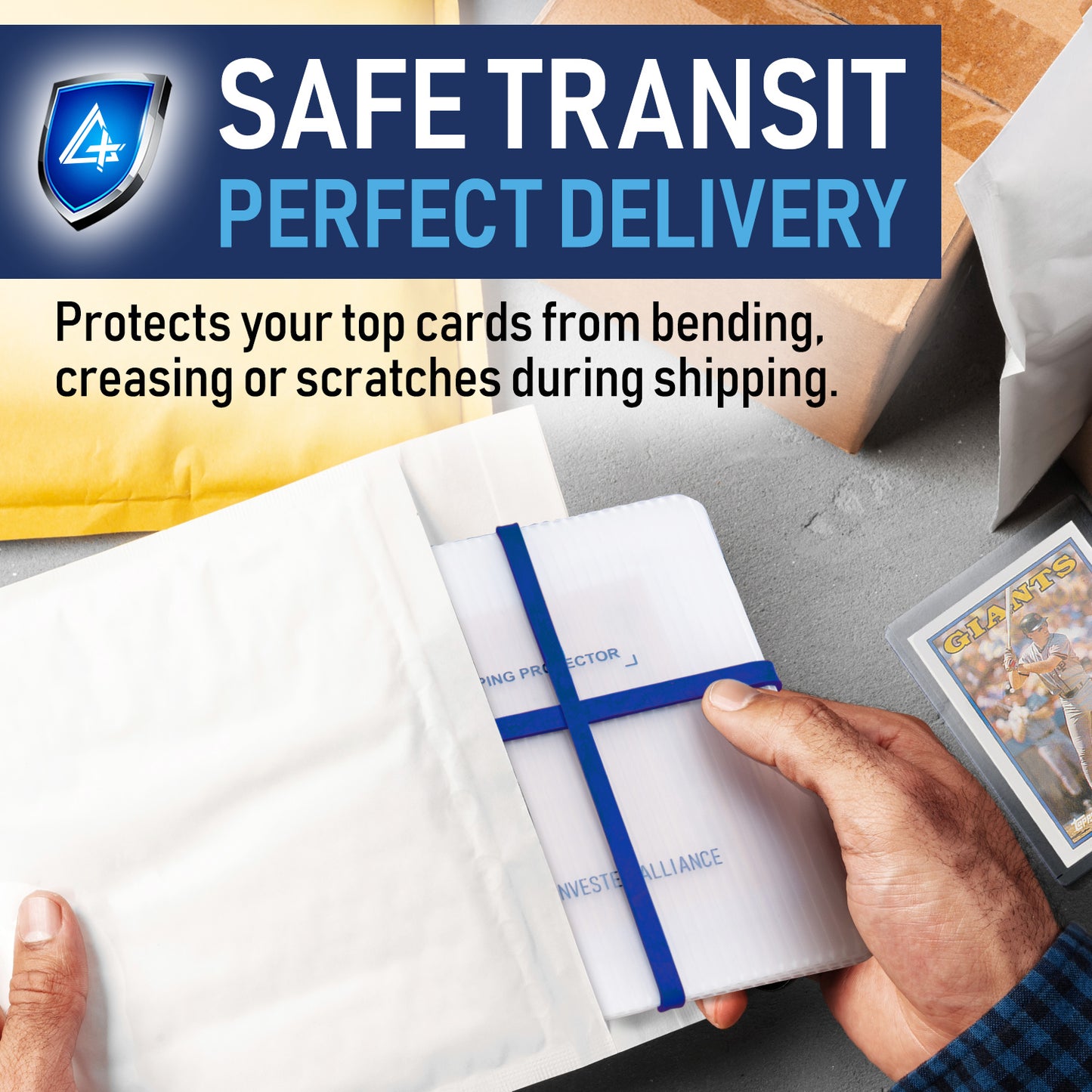 Trading Card Shipping Protector 3.5x4.5 - 500 Pack