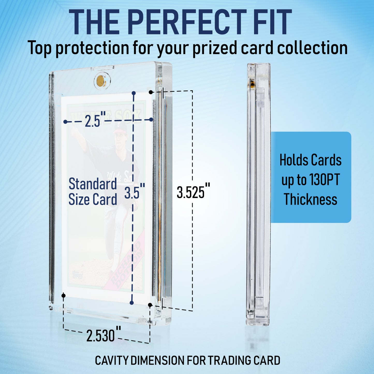 130PT - 25 Pack Premium Magnetic Card Holder