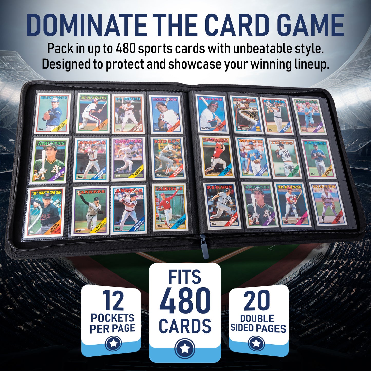 Blue - Premium TCG Card Binder
