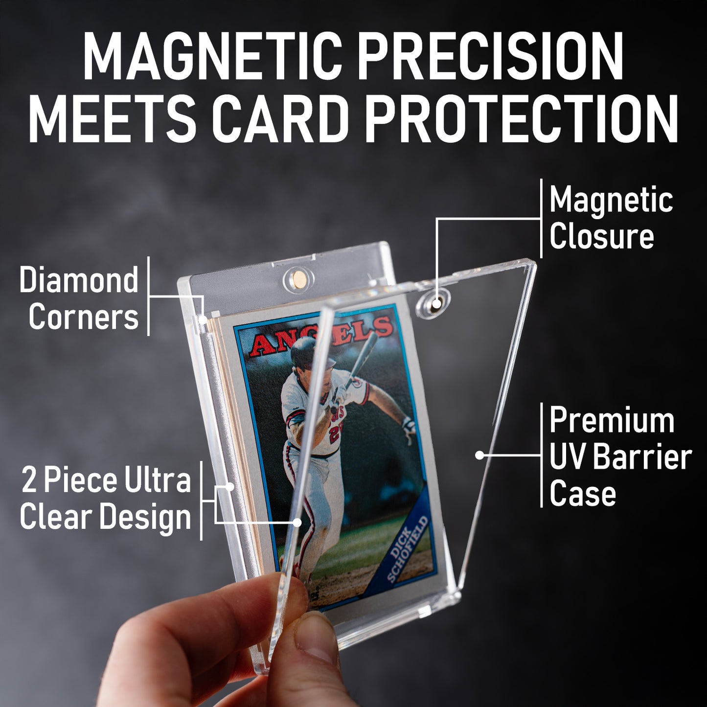 130PT - 25 Pack Premium Magnetic Card Holder