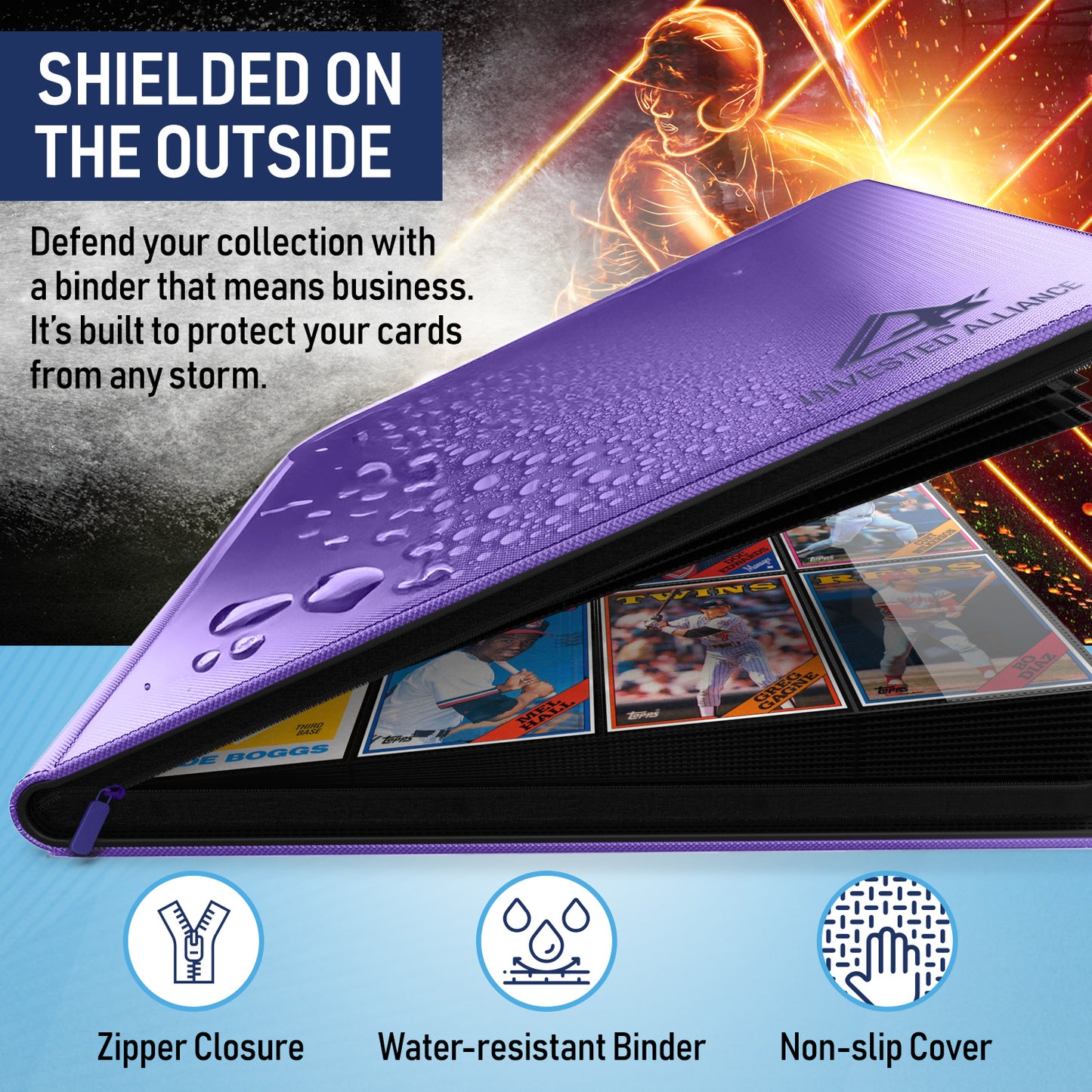 Purple - Premium TCG Card Binder
