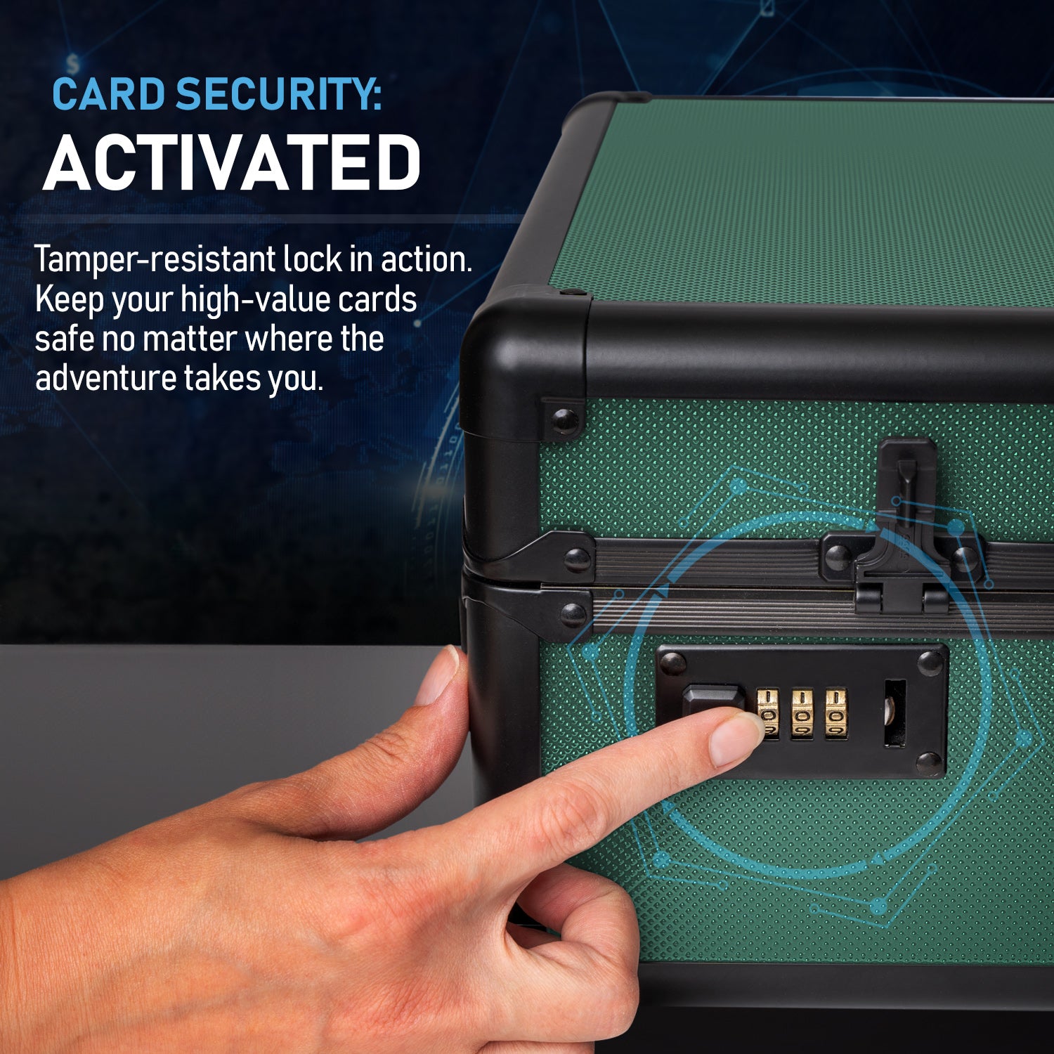 Green - Premium Graded Card Case