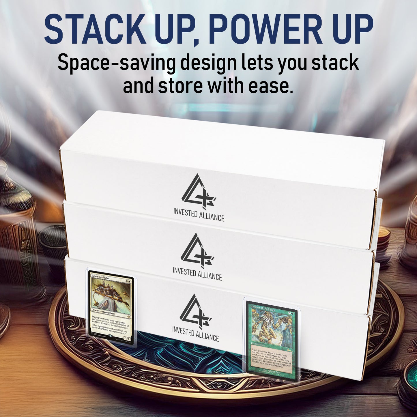 20 Pack - Premium Toploader Cardboard Storage Boxes