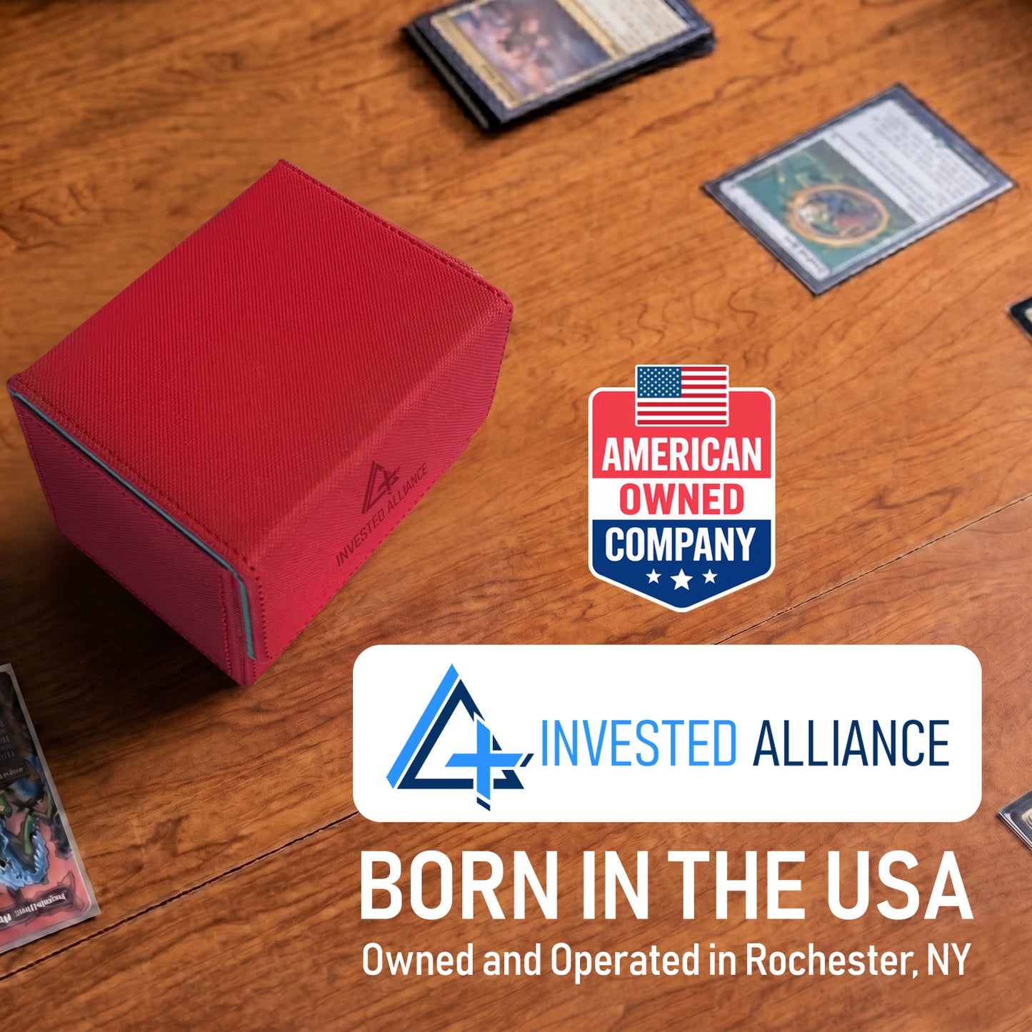 Red MTG Deck Box