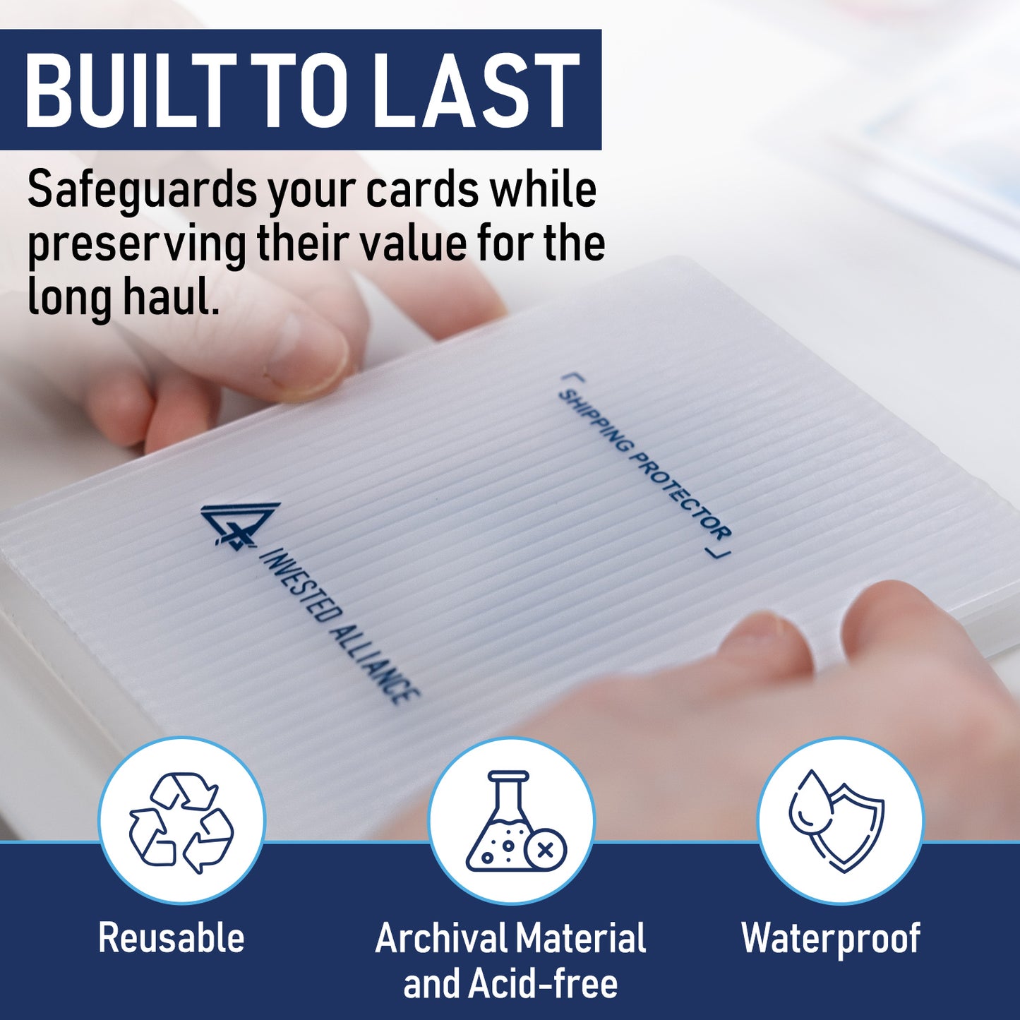 Trading Card Shipping Protector 3.5x4.5 - 500 Pack