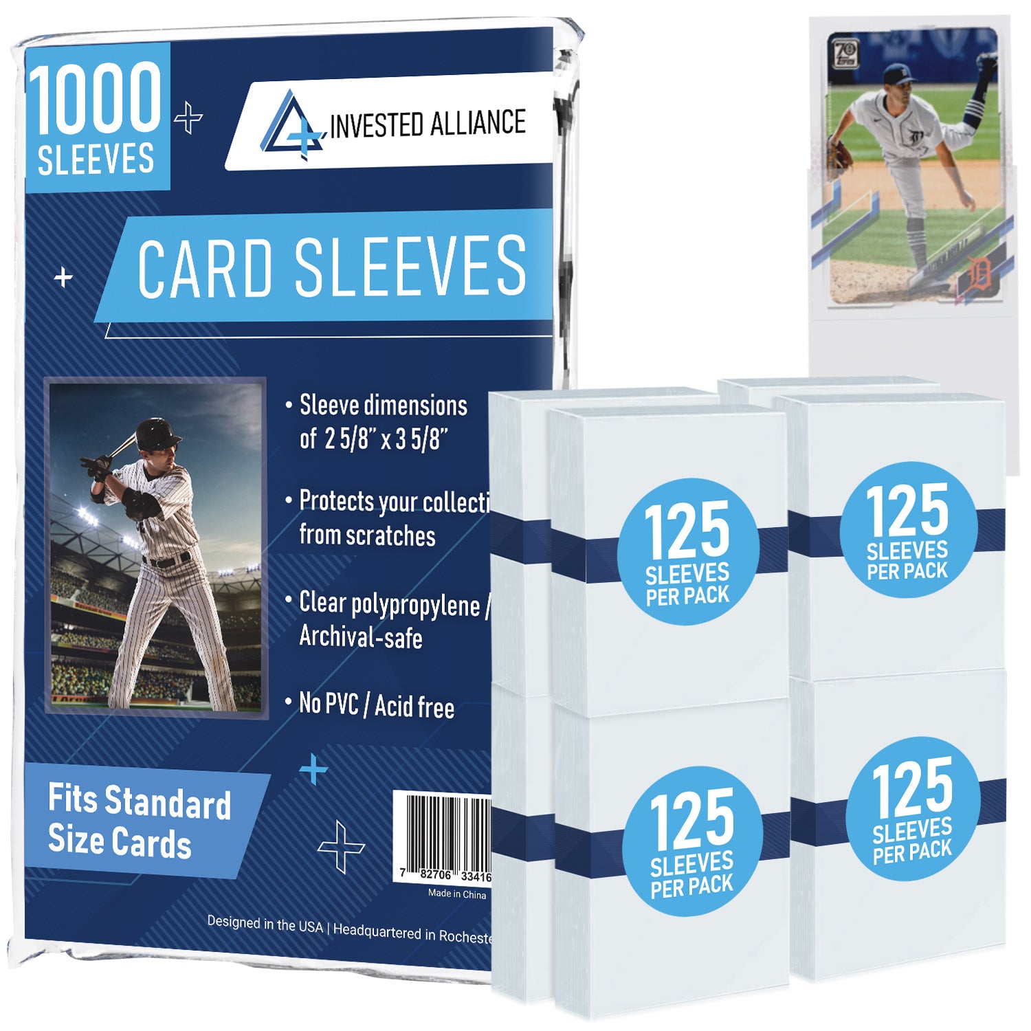 baseball card sleeve size Invested Alliance Card Sleeves