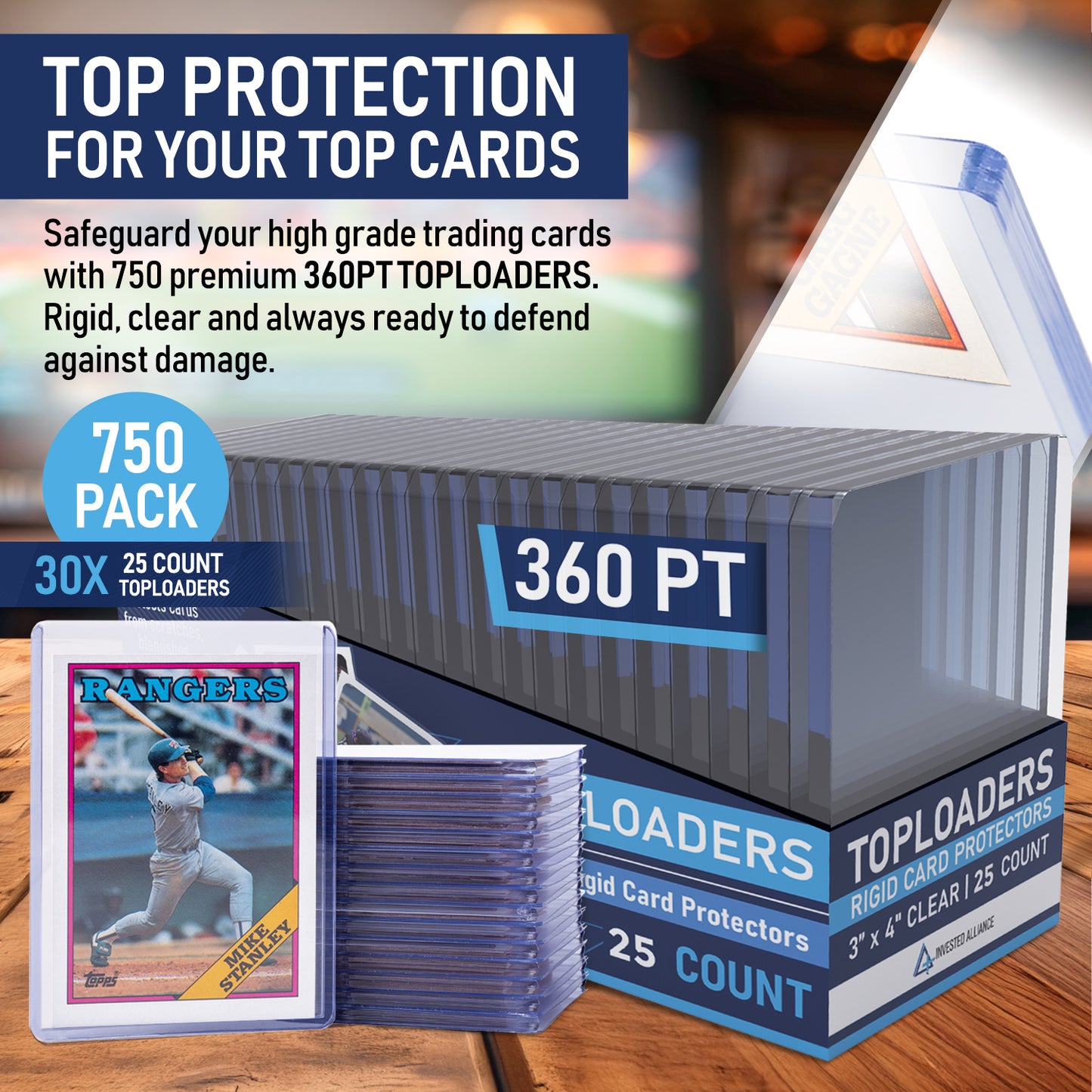 360PT Premium Top Loaders 750 Pack