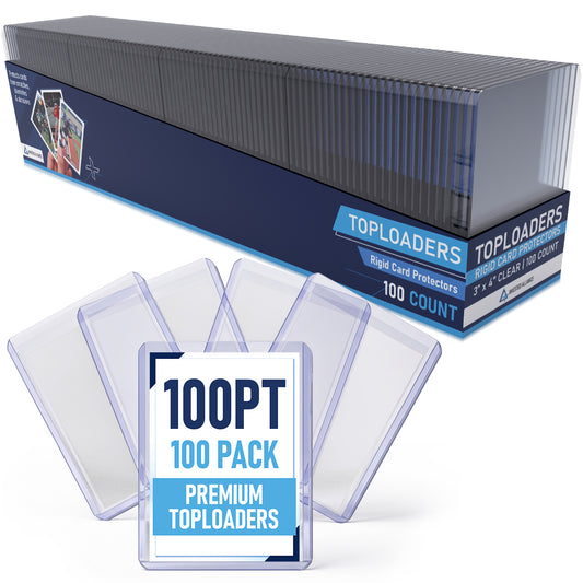 100PT - 100 Pack Premium Top Loaders