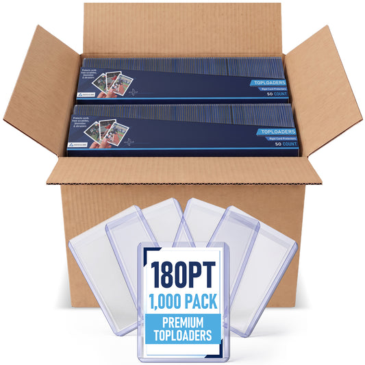 180PT Premium Top Loaders 1,000 Pack