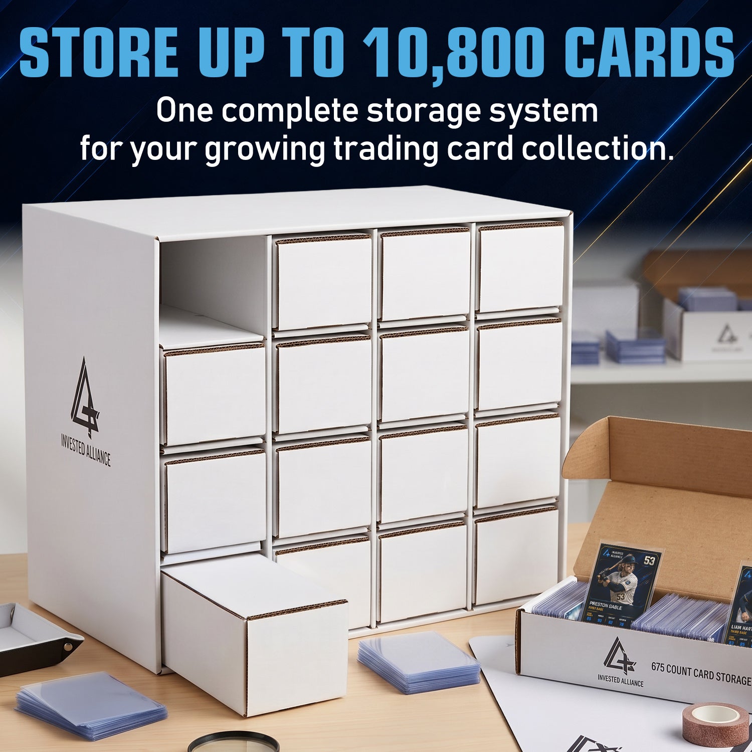 Premium Card Storage House