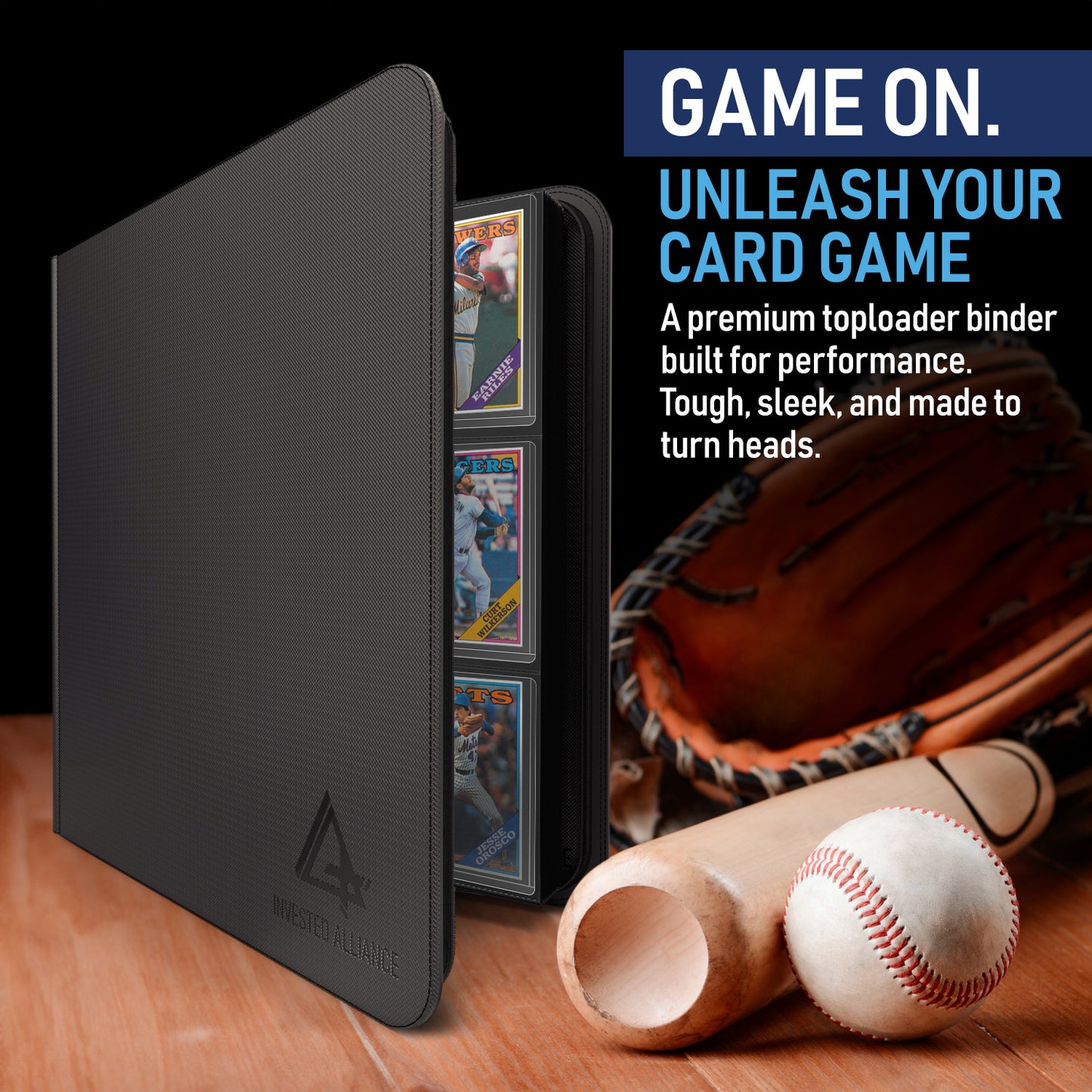 Black - Premium Toploader Binder