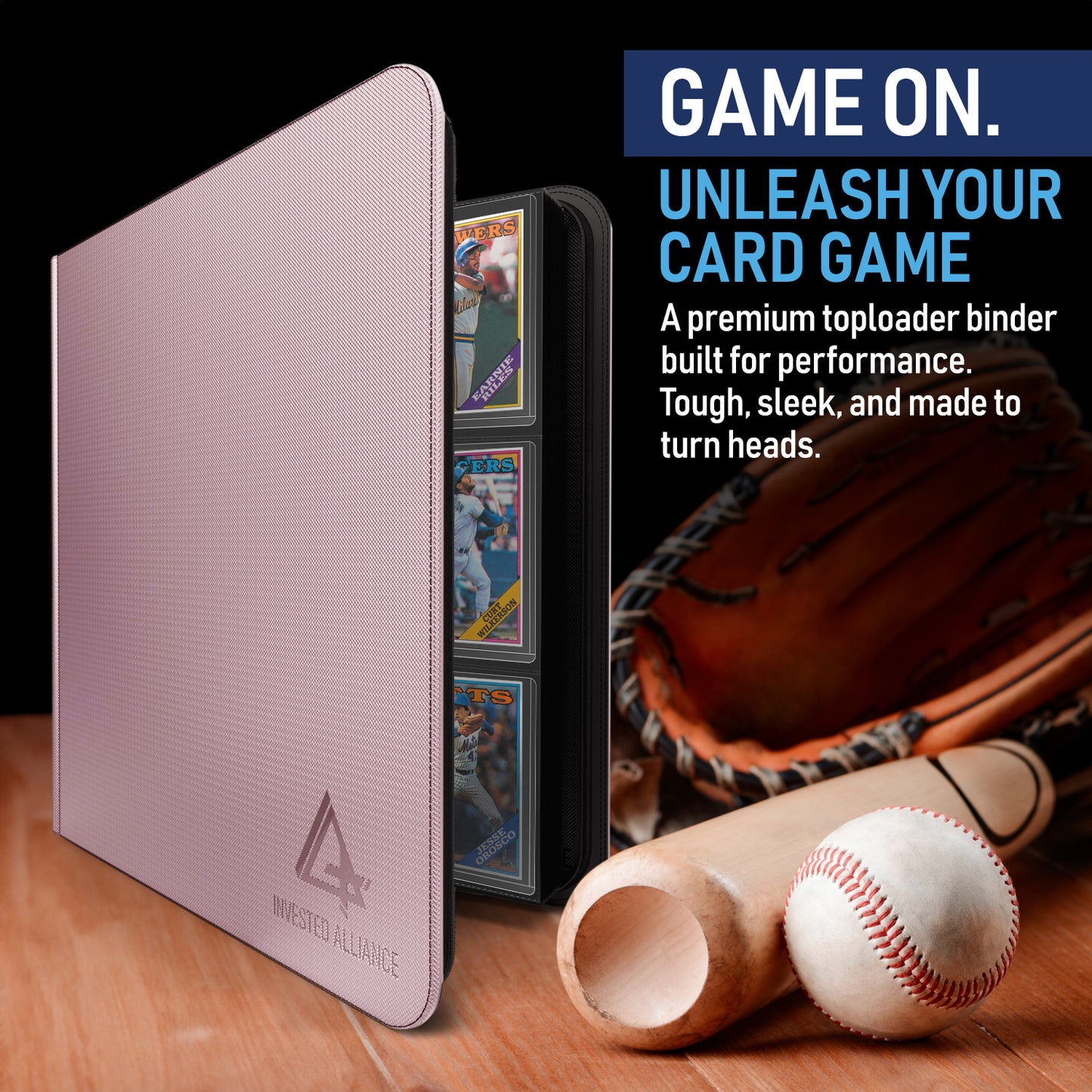 Pink - Premium Toploader Binder