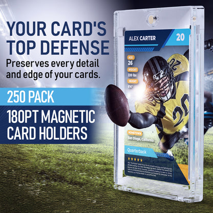 180PT - 250 Pack Premium Magnetic Card Holder
