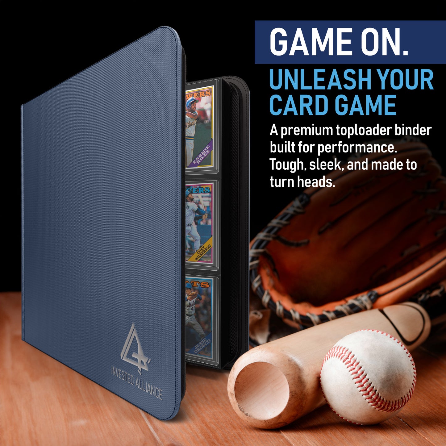 Blue - Premium Toploader Binder