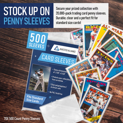 35,000 Pack - Standard Size Penny Sleeves