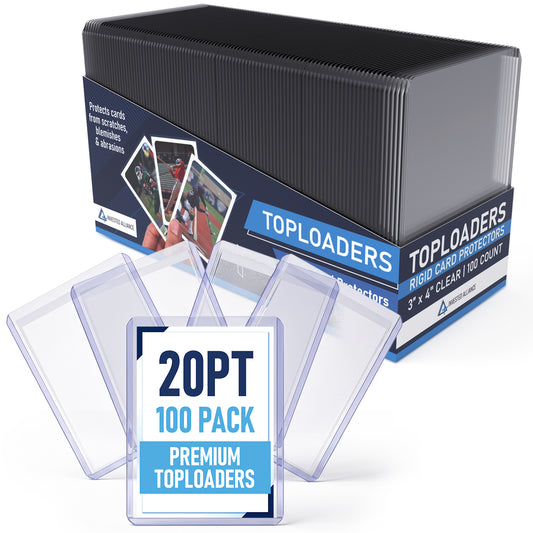 20PT - 100 Pack Premium Top Loaders