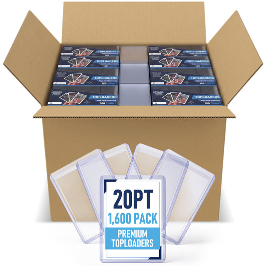 20PT Premium Top Loaders 1,600 Pack