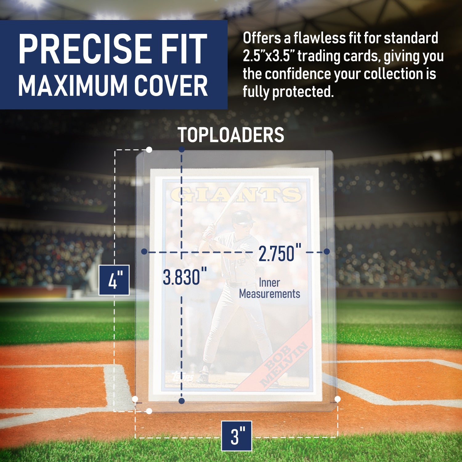 20PT - 1,000 Pack Top Loaders & 1,000pk Standard Size Penny Sleeves