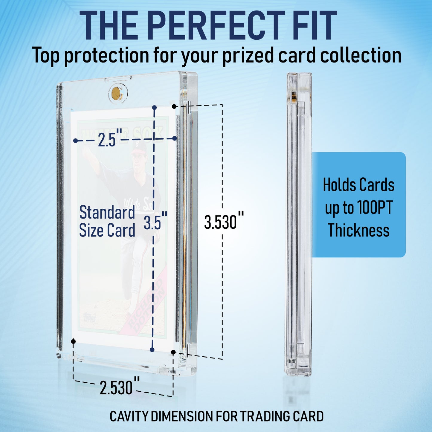 100PT - 250 Pack Premium Magnetic Card Holder