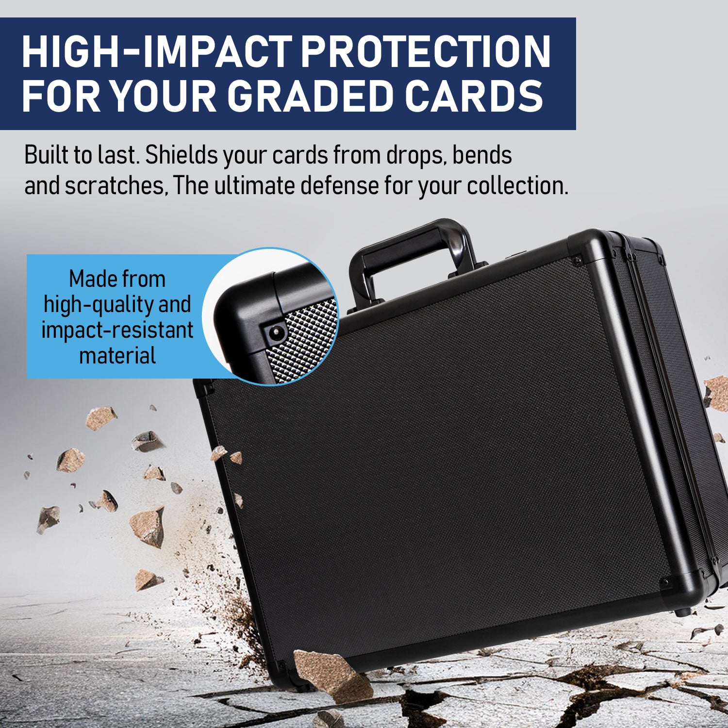 Invested Alliance Premium Black 4 Row PSA Slab Case For Graded Cards PSA Graded Card Storage Box Invested Alliance Premium Black 4 Row PSA Slab Case For Graded Cards PSA Graded Card Storage Box