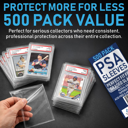 500 Pack - PSA Slab Sleeves