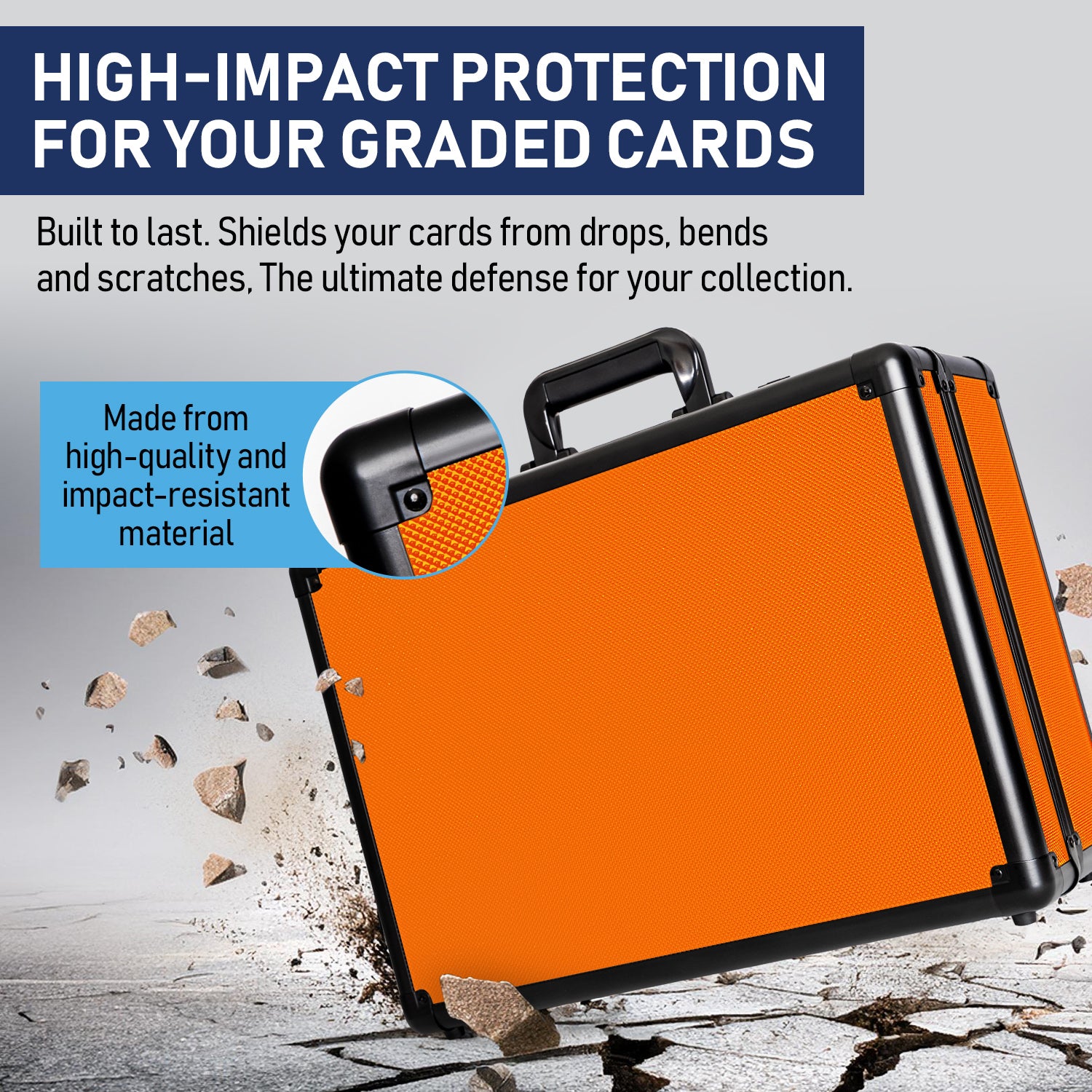 Orange - Premium Graded Card Case