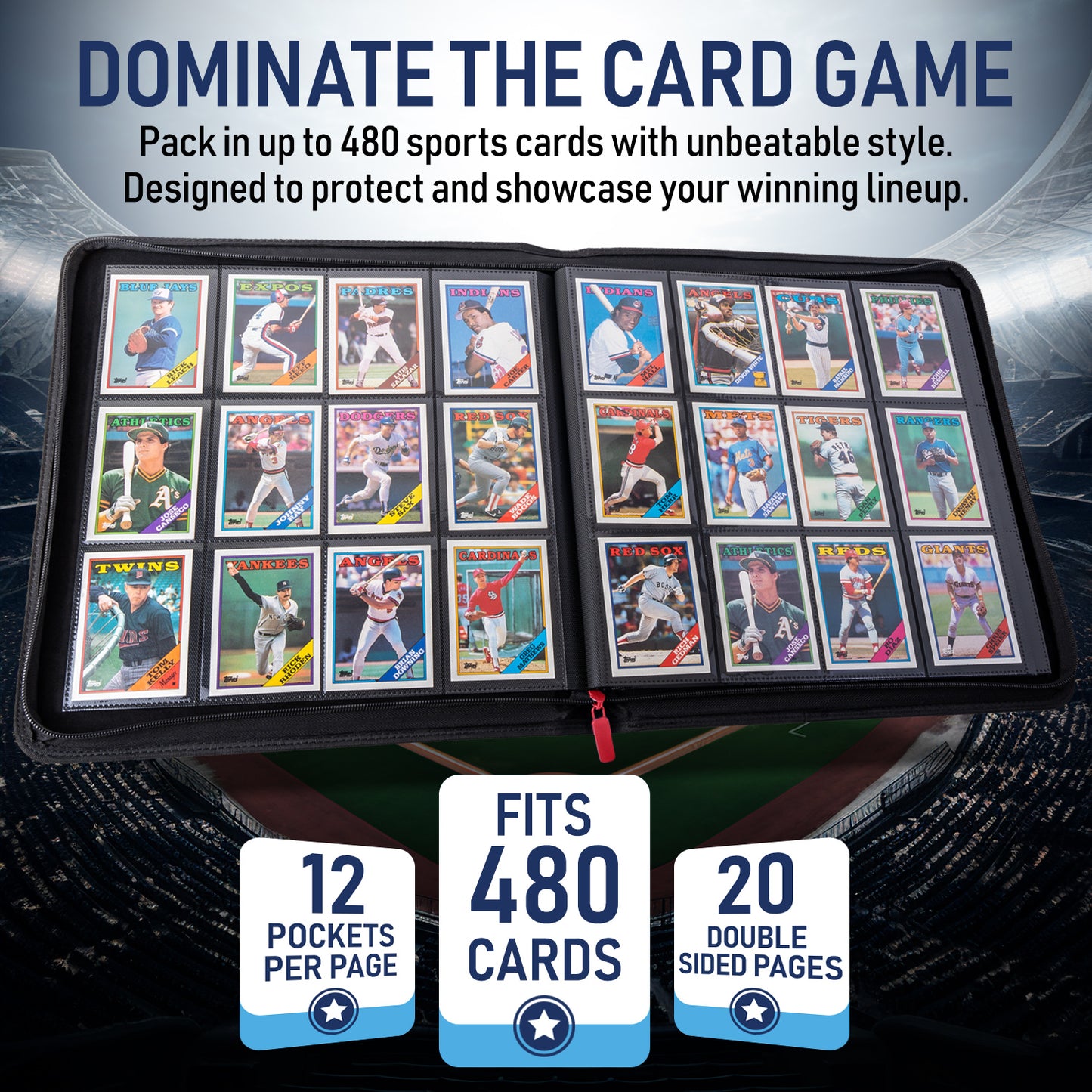 Red - Premium TCG Card Binder