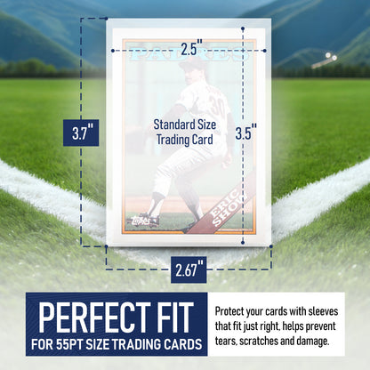 55PT - 500 Pack Penny Sleeves