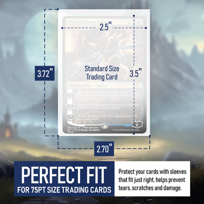 75pt Penny Sleeve for Thick Cards | Card Sleeves. Baseball Card Sleeves. Soft Trading Card Sleeve. Penny Sleeve for Trading Cards. Clear Card Sleeves. 75pt Penny Sleeve for Thick Cards | Card Sleeves. Baseball Card Sleeves. Soft Trading Card Sleeve. Penny Sleeve for Trading Cards. Clear Card Sleeves.