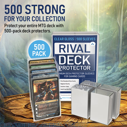 500 Pack - Premium Rival Deck Protectors