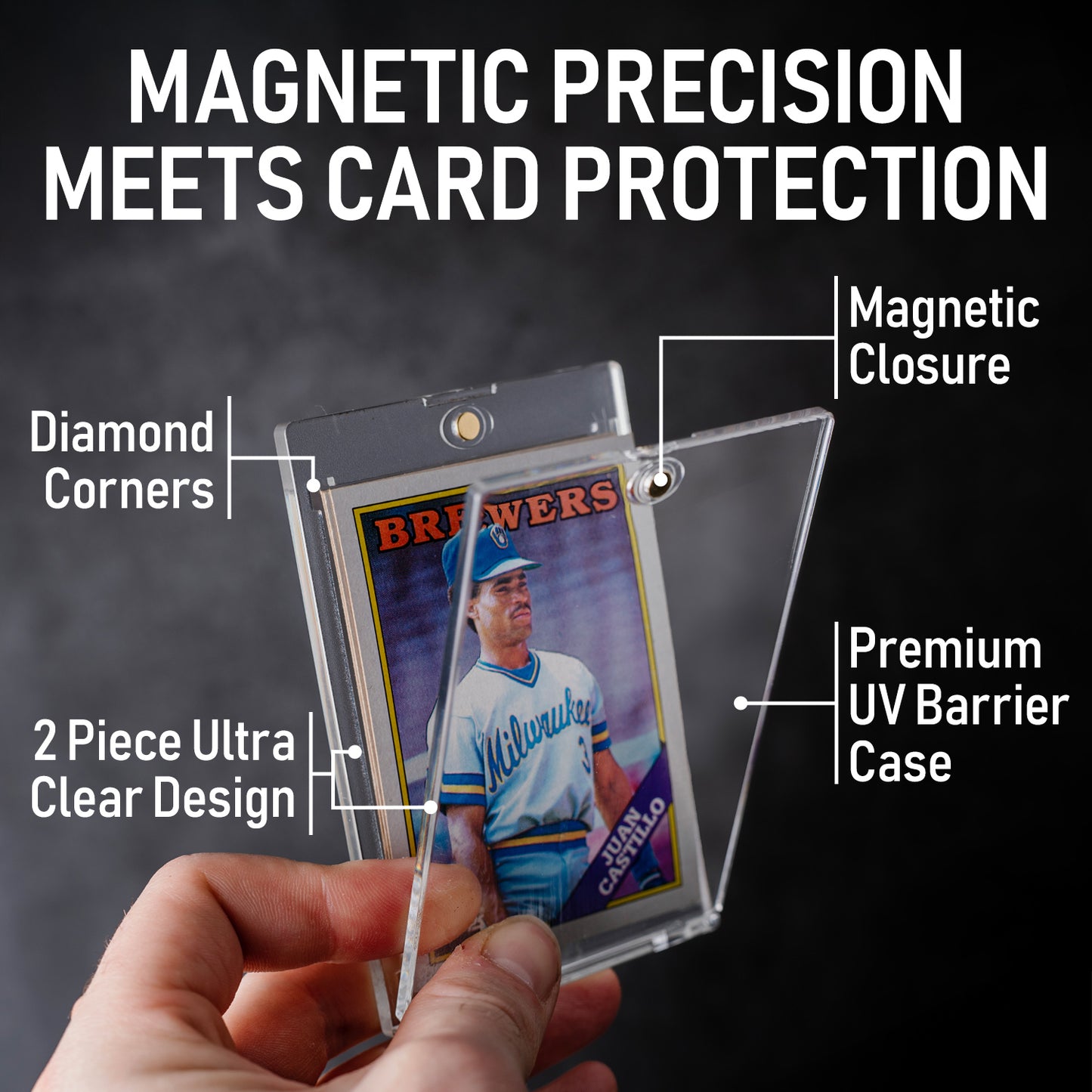 75PT - 250 Pack Premium Magnetic Card Holder