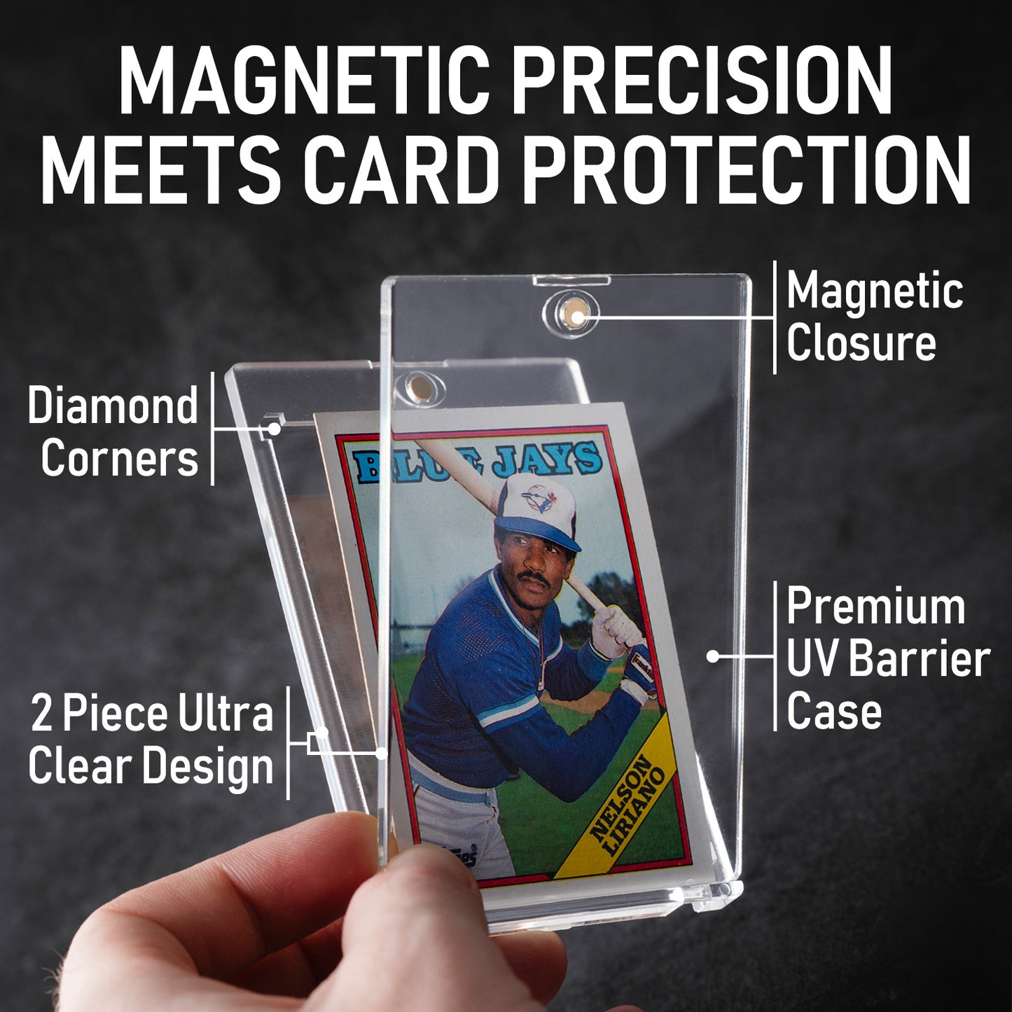 35PT - 100 Pack Premium Magnetic Card Holder