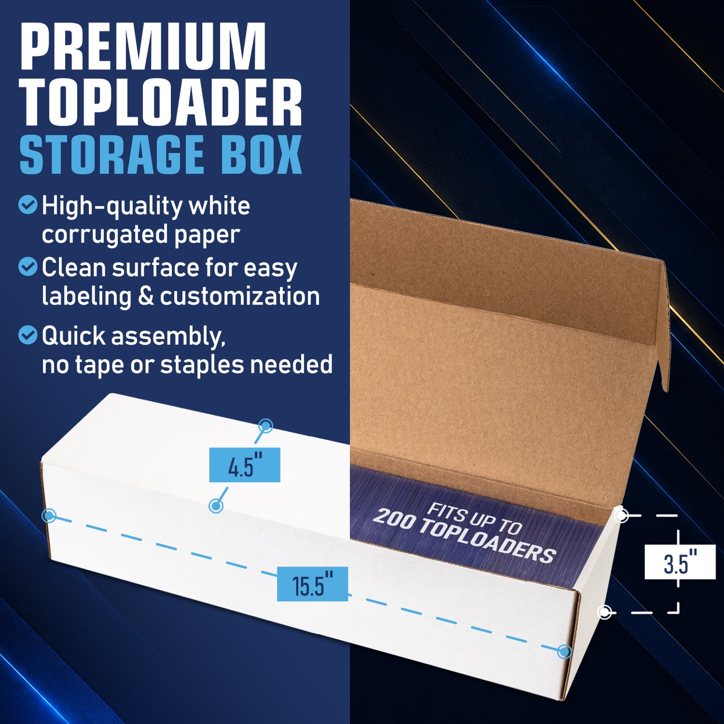 20PT Premium Top Loaders and Penny Sleeves 2,000 Pack