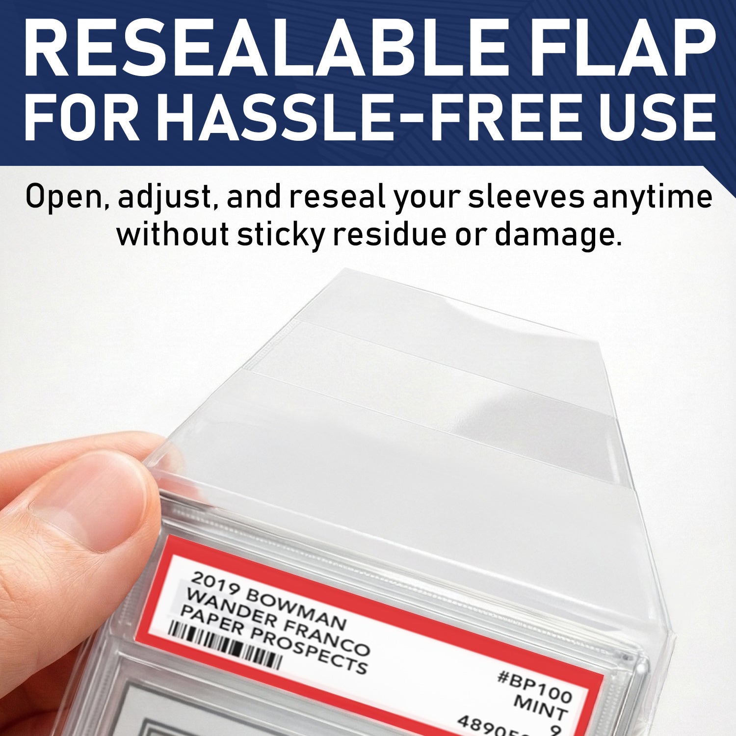 100 Pack - PSA Slab Sleeves