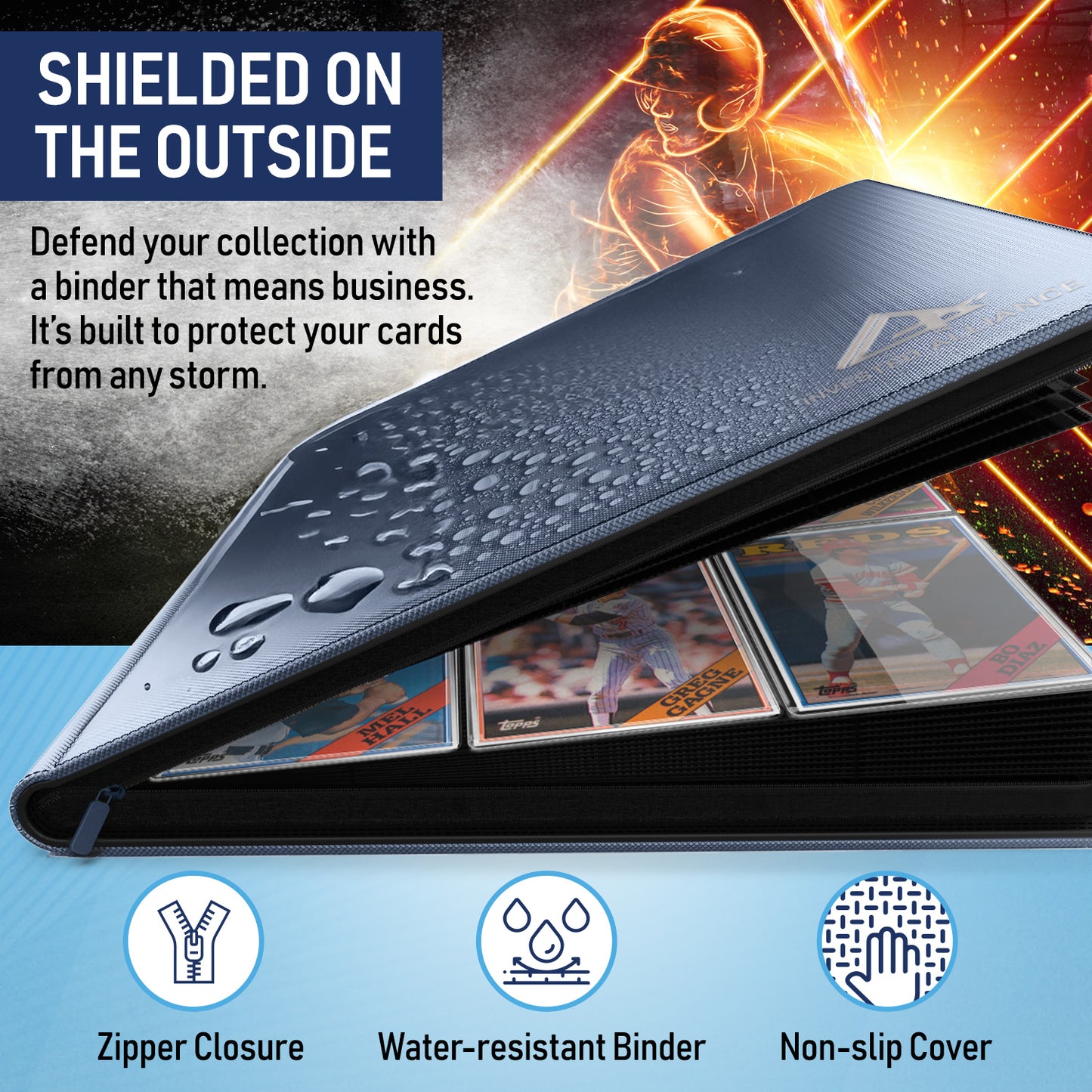 Blue - Premium Toploader Binder