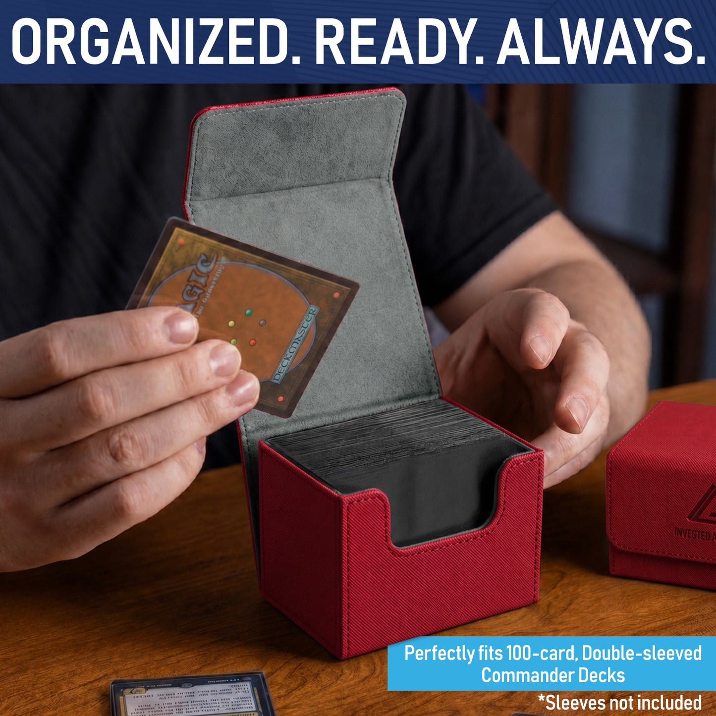 Red MTG Deck Box