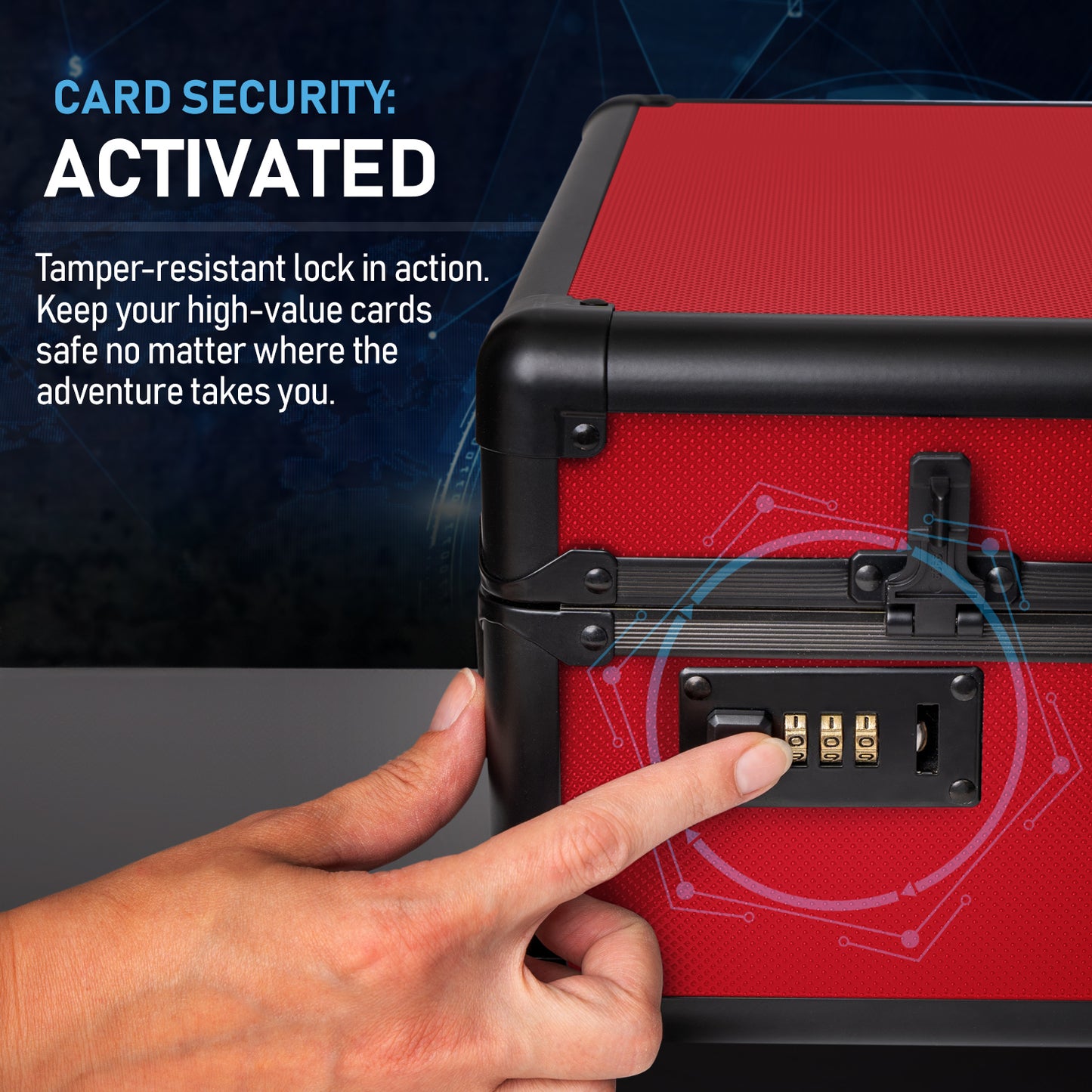 Red - Premium Graded Card Case