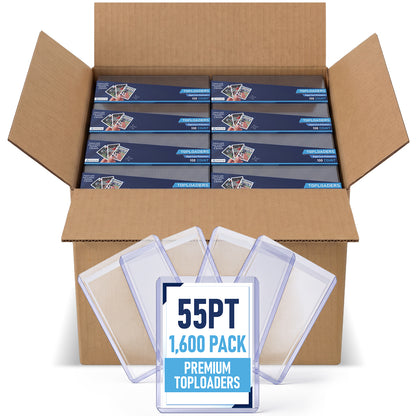 55PT Premium Top Loaders 1,600 Pack