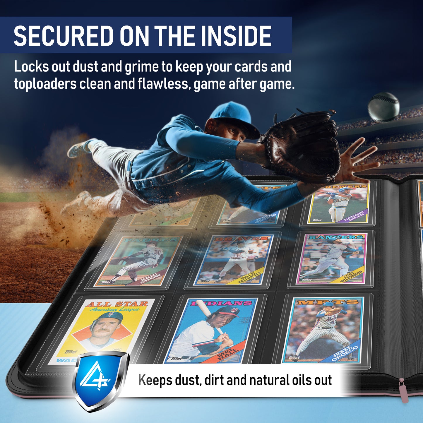 Pink - Premium Toploader Binder