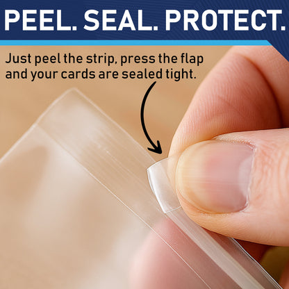 100 Pack Clear Resealable Team Bags