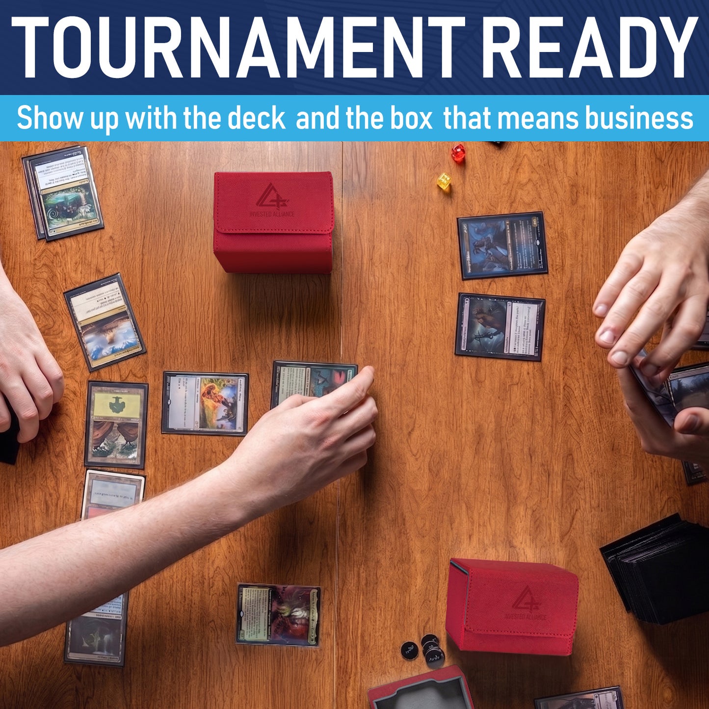 Red MTG Deck Box