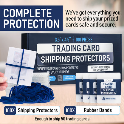 Trading Card Shipping Protector 3.5x4.5 - 100 Pack