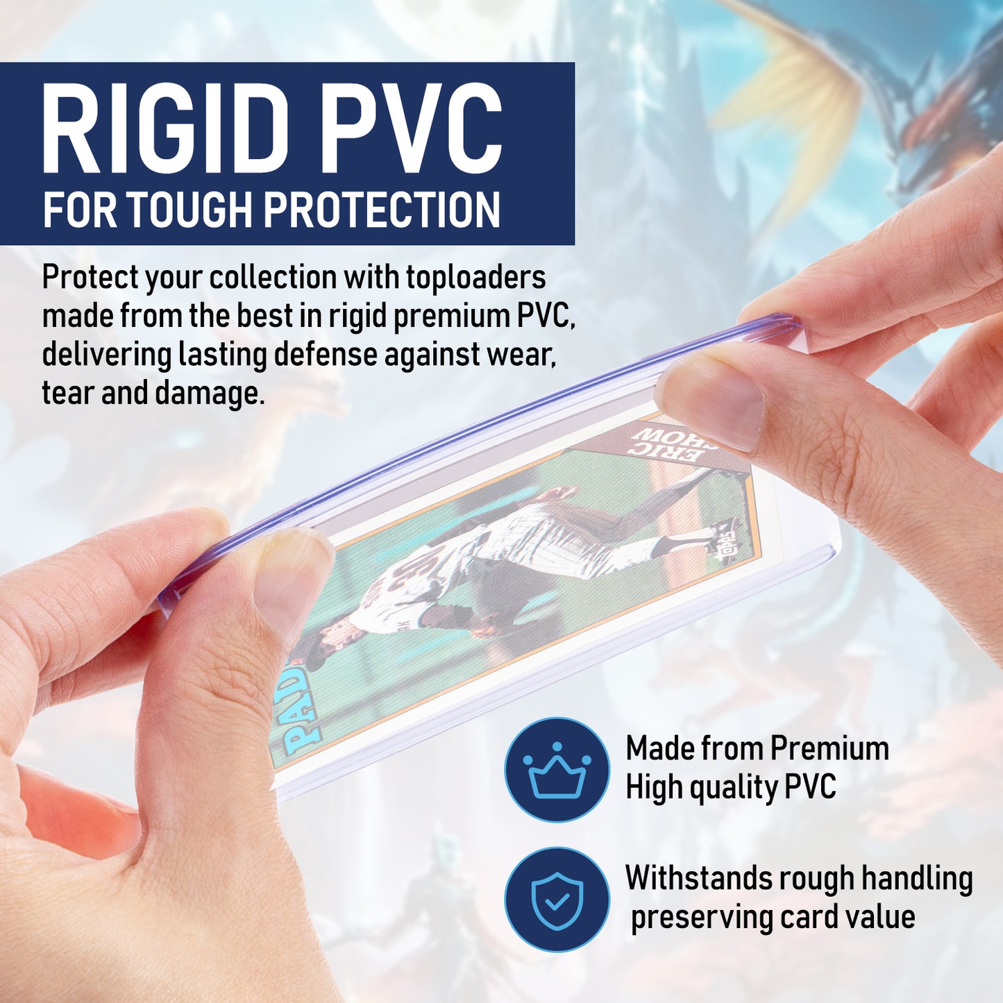 55PT Premium Top Loaders 1,600 Pack