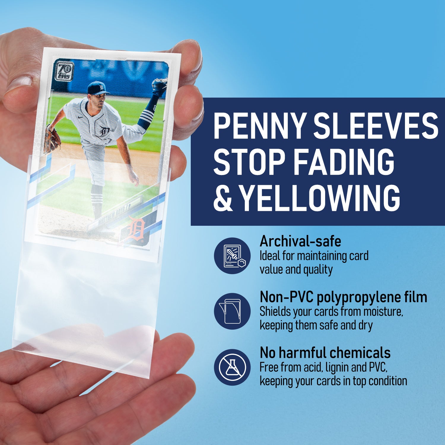 20PT - 1,000 Pack Top Loaders & 1,000pk Standard Size Penny Sleeves