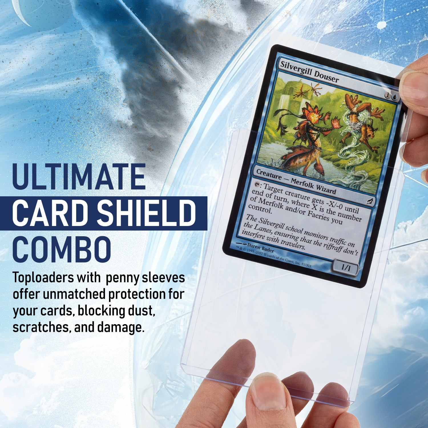 20PT - 100 Pack Top Loaders & 100pk Standard Size Penny Sleeves