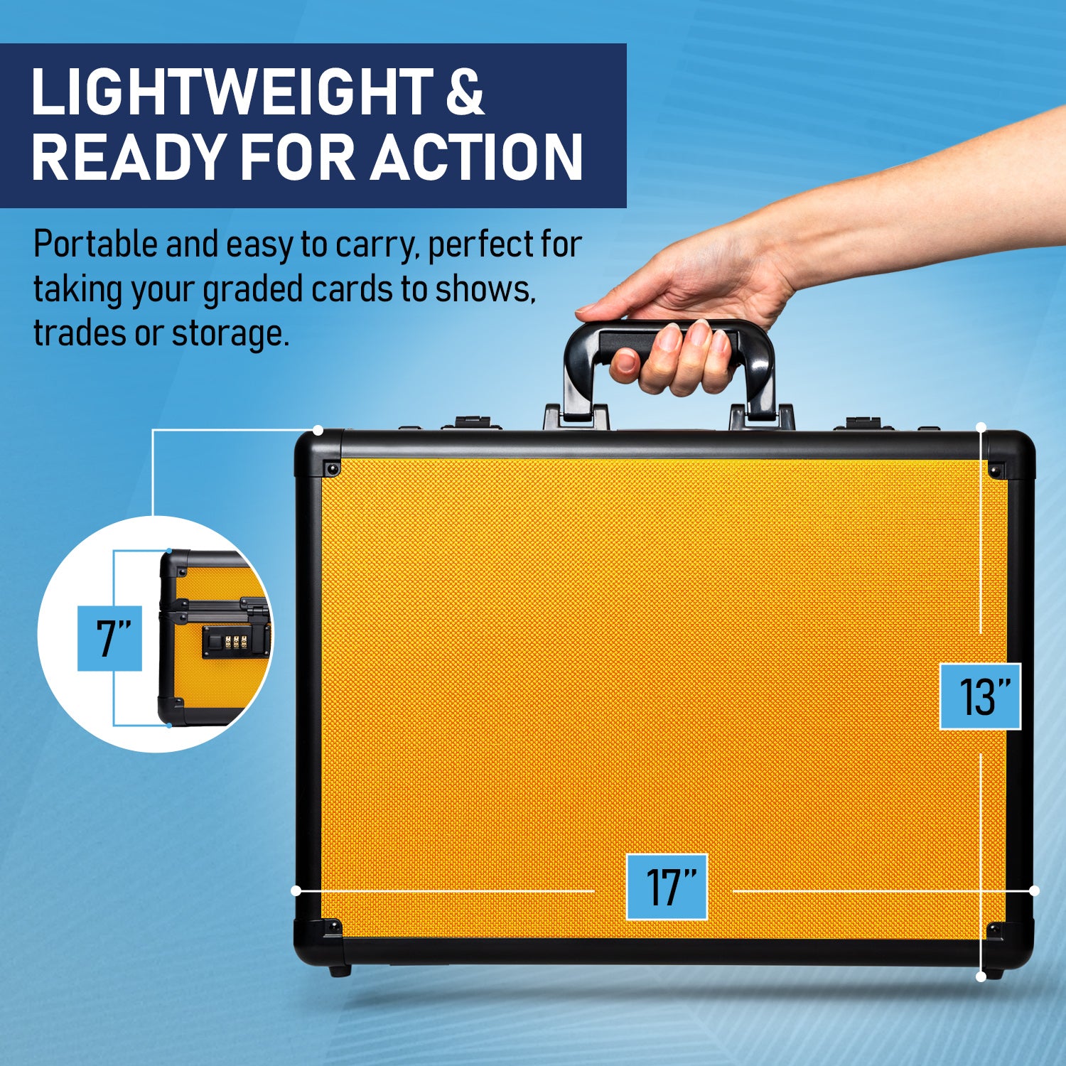 Gold - Premium Graded Card Case