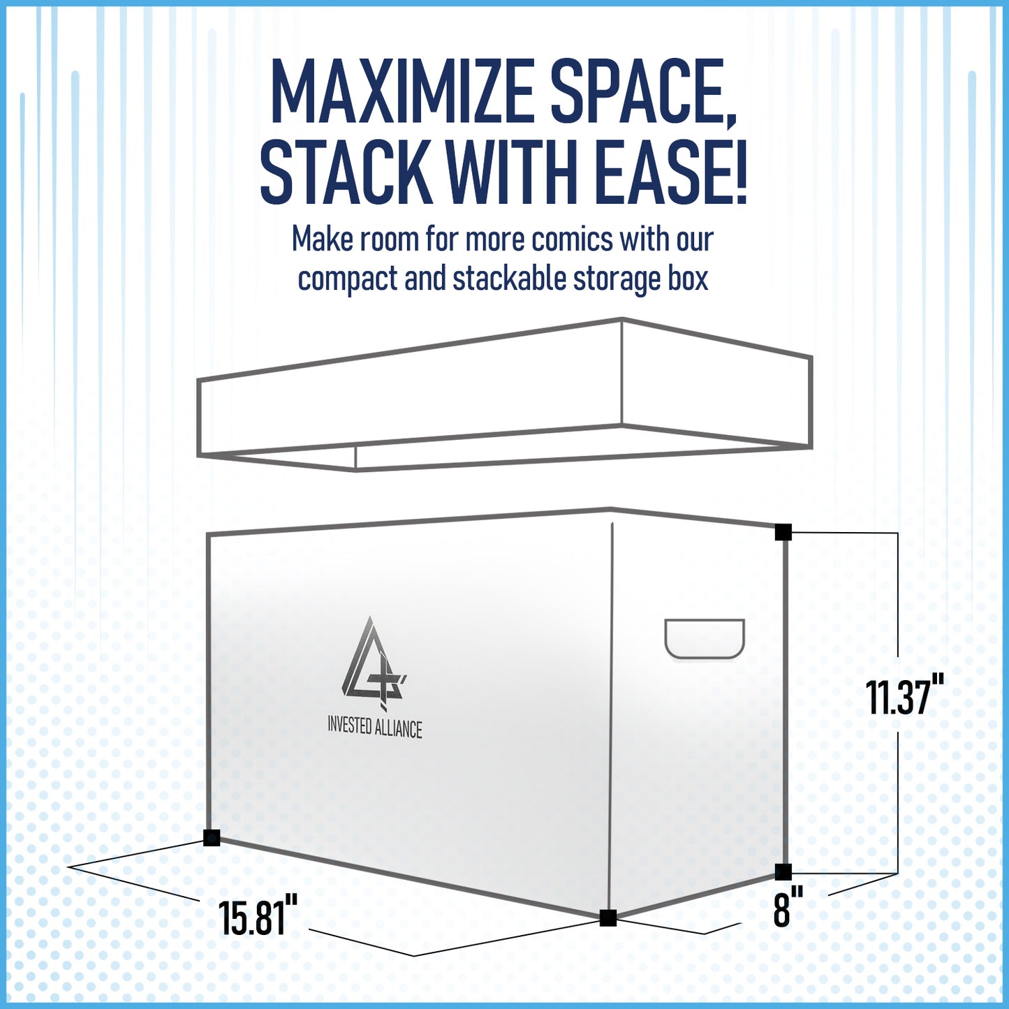 5 Pack - Premium Comic Book Storage Boxes