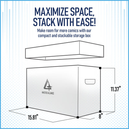 5 Pack - Premium Comic Book Storage Boxes