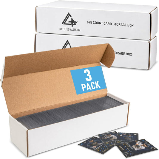 3 Pack - Premium Cardboard Storage Boxes