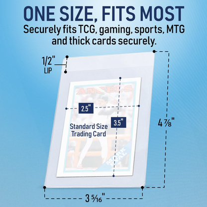2,400 Pack - Semi Rigid Card Holders